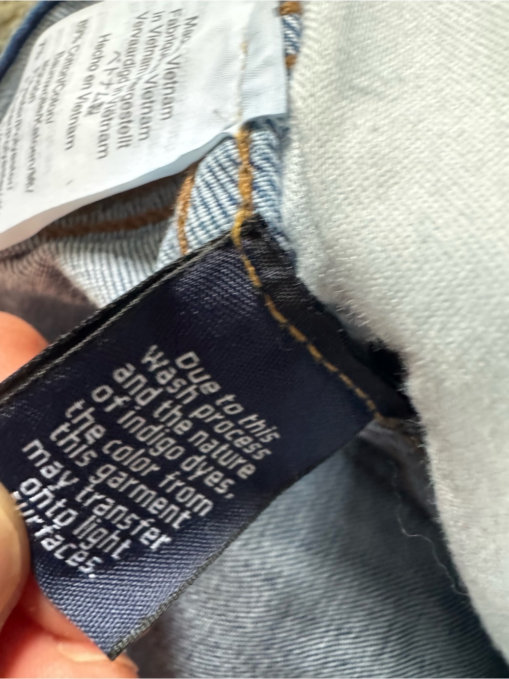 Madewell Dark Blue High-Rise Skinny Jeans with Frayed Hem - Picture 6 of 8